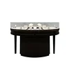Custom made high end jewelry kiosk ideas glass jewellery black showcase display table