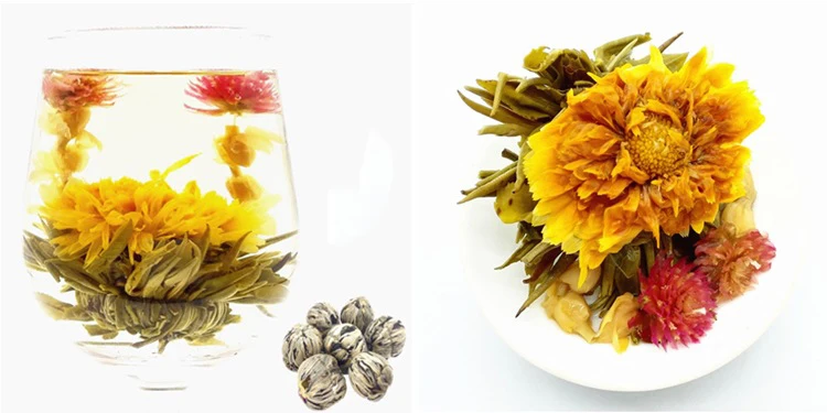 Handmade Fujian Flower Blooming Tea Balls Chinese Blooming Tea Flowering Blooming Flower Tea - 4uTea | 4uTea.com