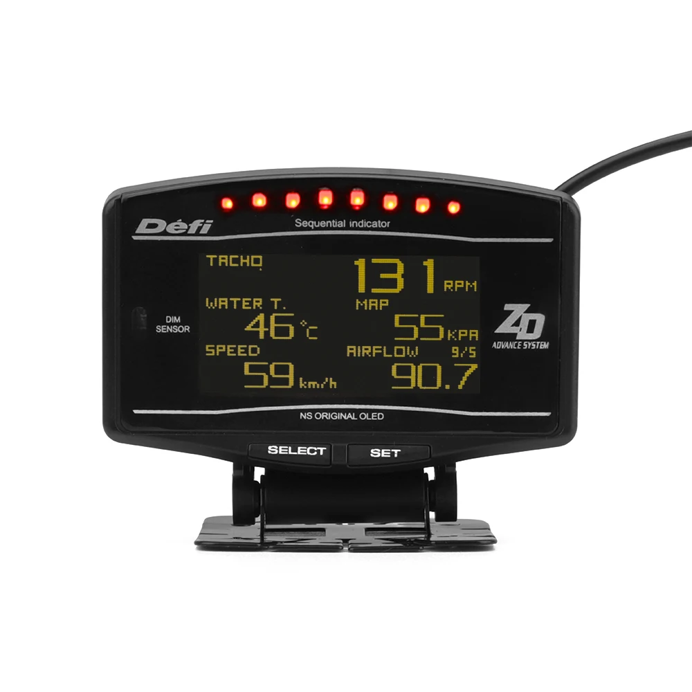 Obd2 Advance Zd 10 In 1defi Style Link Auto Gauge Df09705 Sports ...