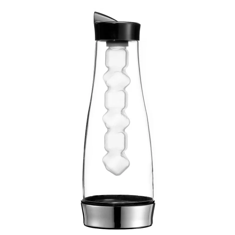 The Smartbase Glass Cooling Carafe,Unique Shape Cold Coffee Carafe With