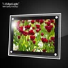 Crystal acrylic led poster photo frame light box backlit restaurant menu boards display screen