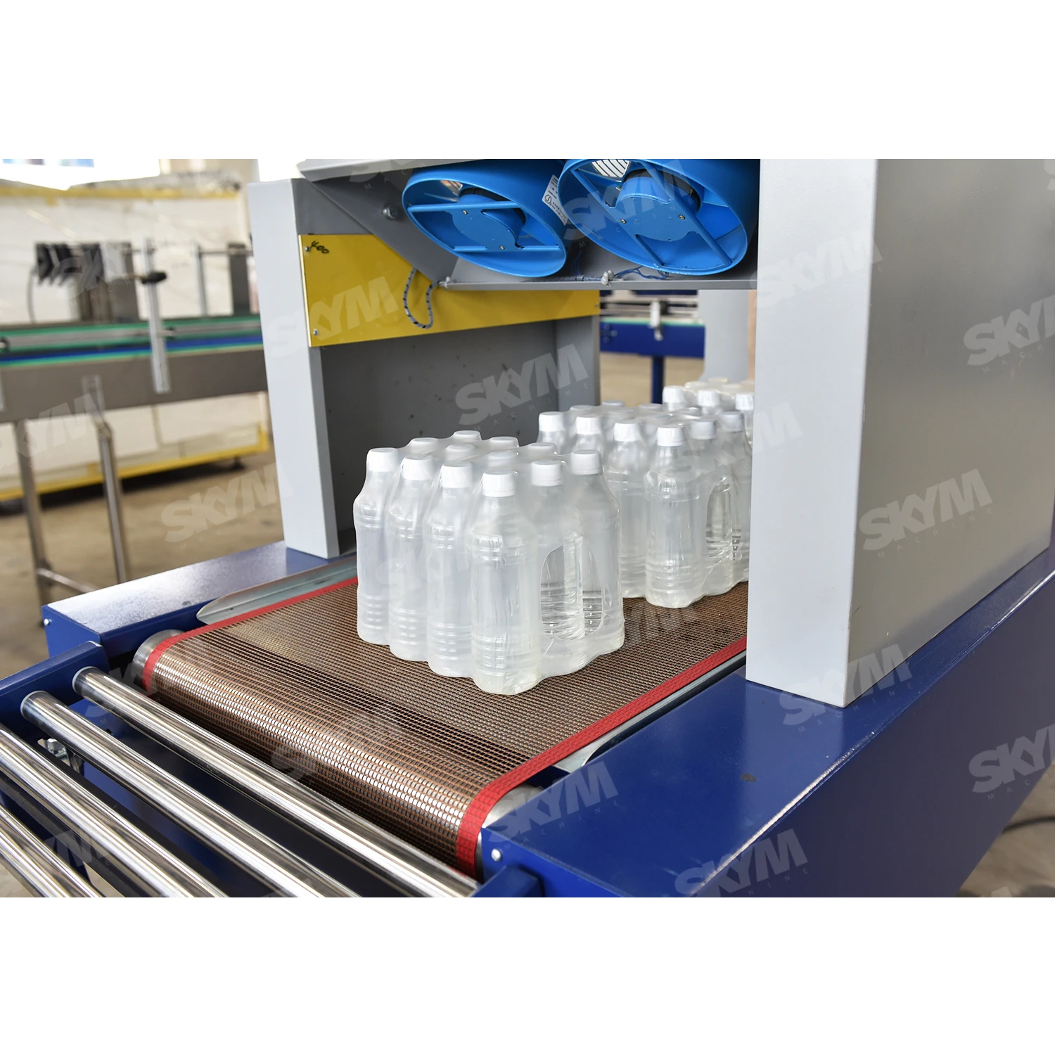 Automatic Pe Film Heat Shrink Wrapping Machine Bottled Water Wrapping