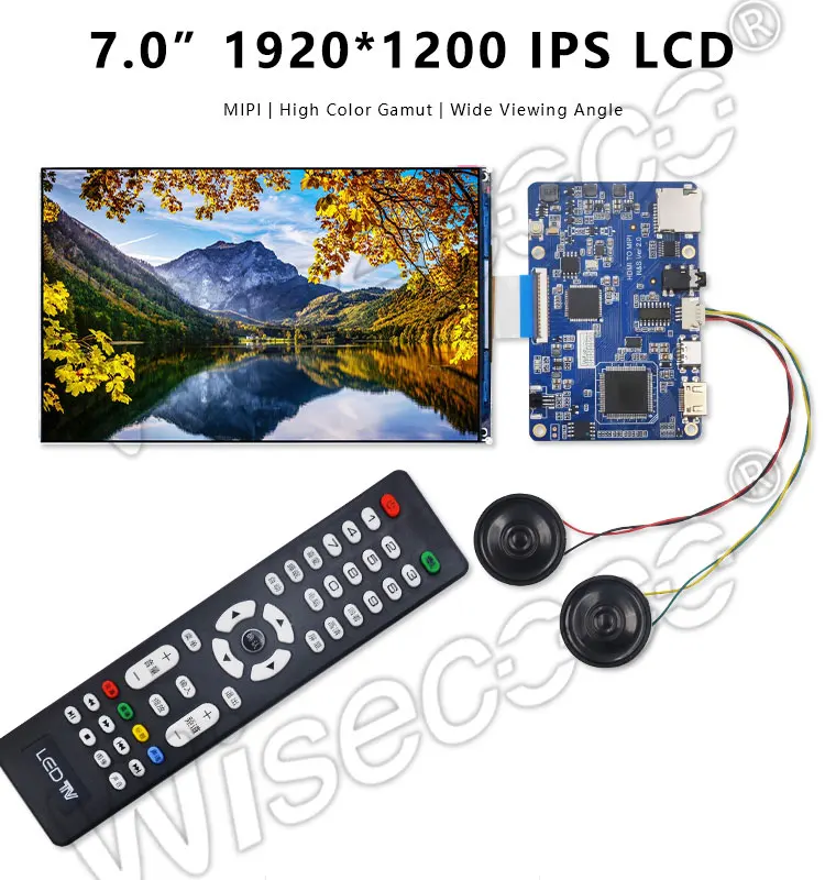 1920x1200 7 Inch Ips Tft Lcd Display 