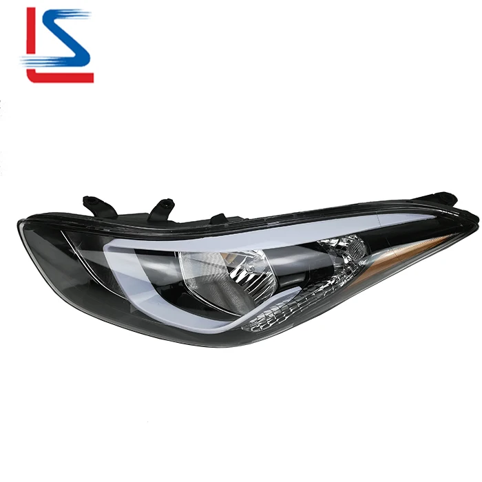 Auto Head Lamp For Hyundai Elantra With Yellow Side L X