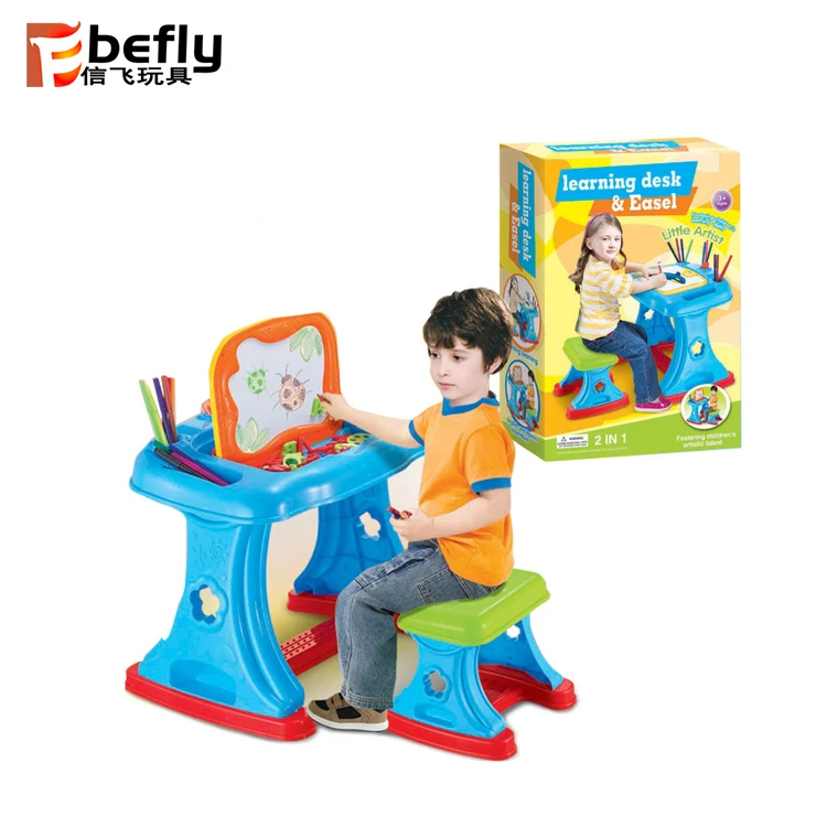 2 In 1 Toy Easel And Kids Study Table