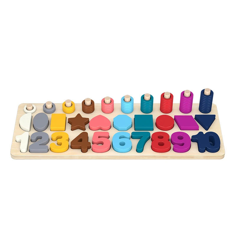 Wooden Educational Toys Children's Multi-function Logarithmic Board Montessori Children's Educational Toys Math Toys Kids Gifts