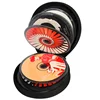 BUBM DVD Round Holder CD Storage Bag Case
