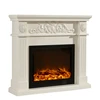 1.2 Meter European Style Living Room Ivory White Simple Fireplace