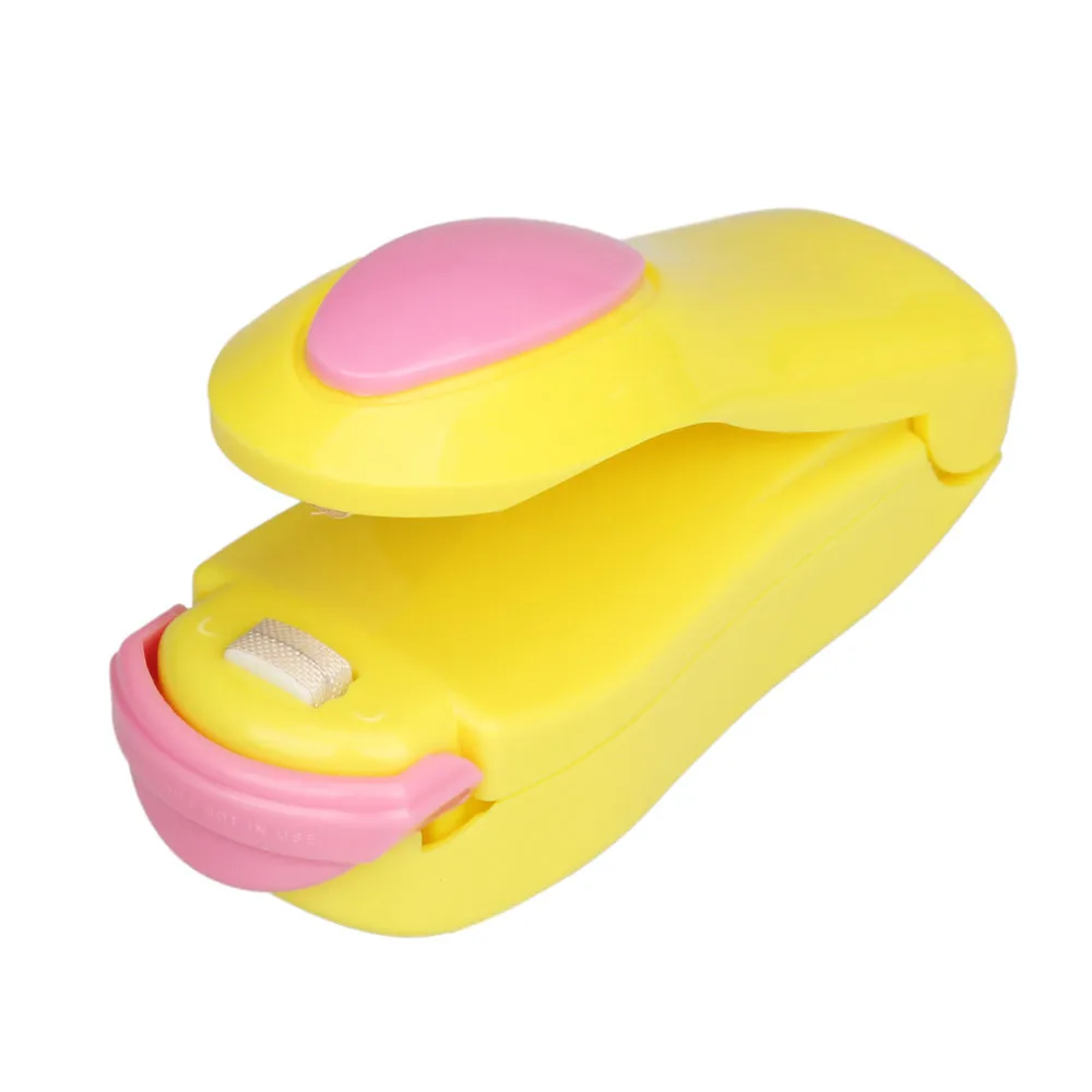Portable Bag Clips Handheld Mini Electric Heat Sealing Machine Impulse Sealer Seal Packing Plastic Bag work