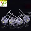 1000pcs Brand New 0.5W HP 8mm White StrawHat LED 35lm 120 Wholesale retail