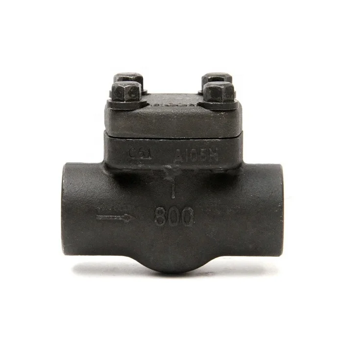 BS 5352 Hot Sale Class 800 Carbon Steel A105 Forged Steel Threaded NPT End Swing Check Valve