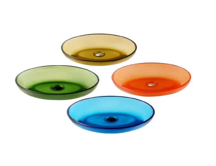 Transparent Color Basin KALIYA Counter Basin Wash Basin Basin Art Bowl Color Transparent Basin ...