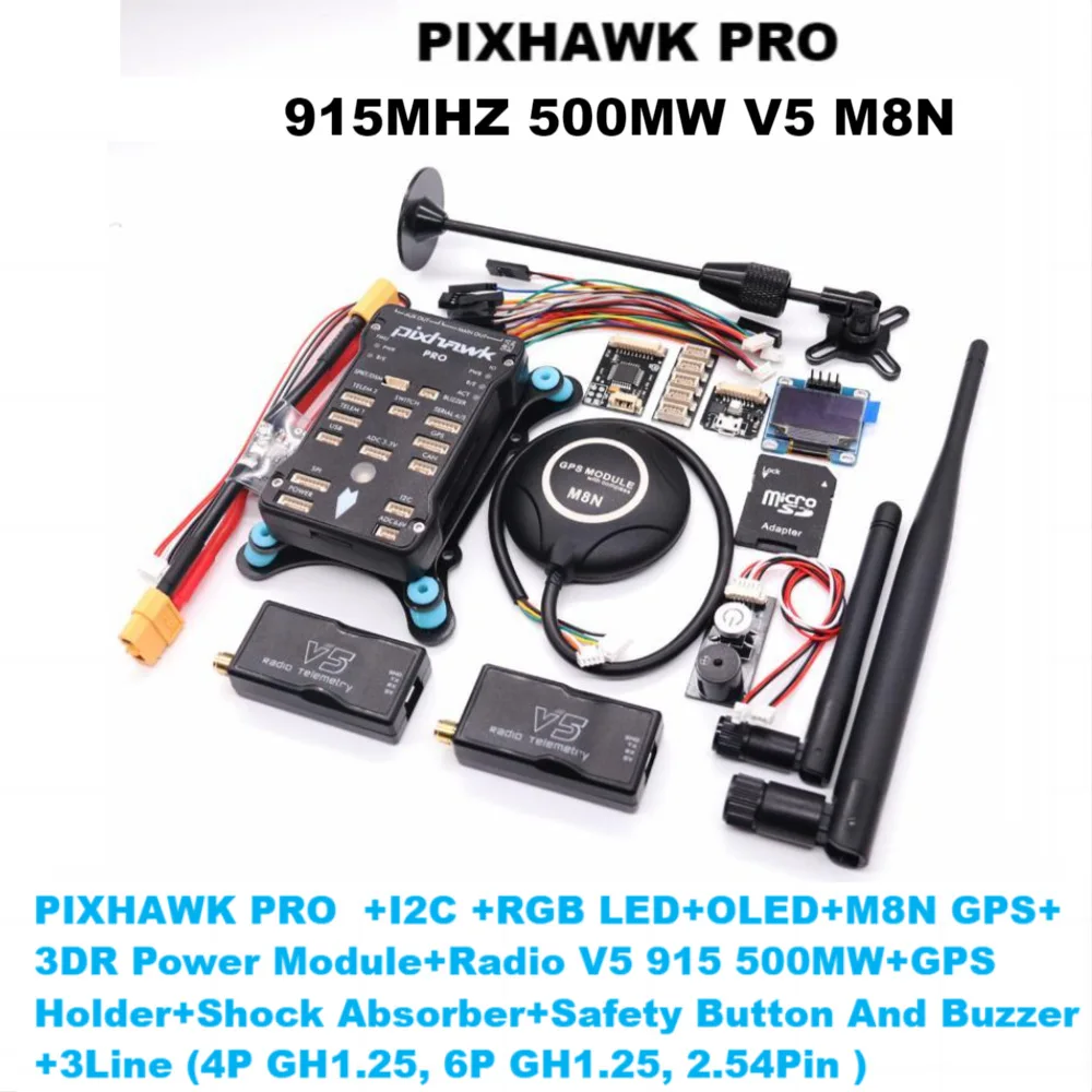 M8n Gps Pixhawk PRO M8N Autopilot Flight Controller for Four Rotors 915MHz 500MW Flight Controller for Drone H581ae76a3ccc48629814db9c516a9c9ca