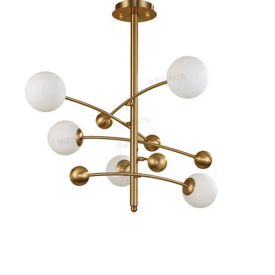 Modern light luxury chandelier  bedroom living room magic bean glass lamps, wholesale cheap