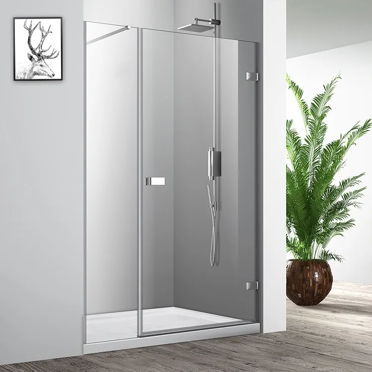 完整的低价镀铬无框玻璃淋浴房淋浴门淋浴间