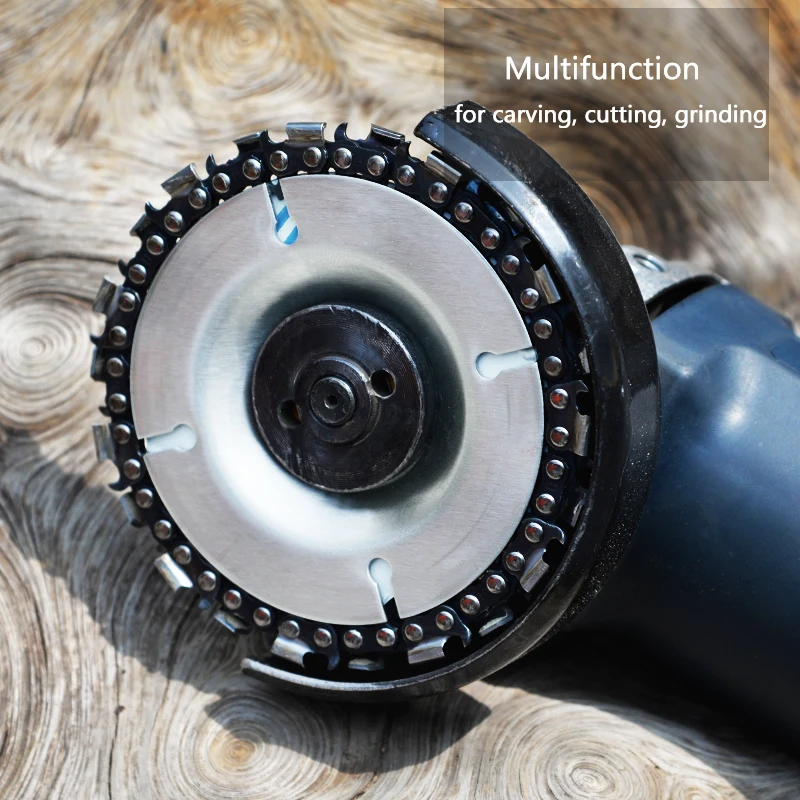 Angle Grinder Cutting Wheel Wood Carving Disc Carbide Chain Saw Disc Woodworking 4.5 Inch X 5/8