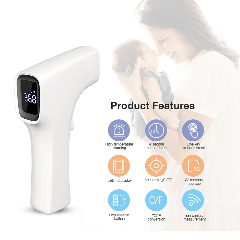
Alicn manufacturers price forehead temperature digital infrared thermometer 