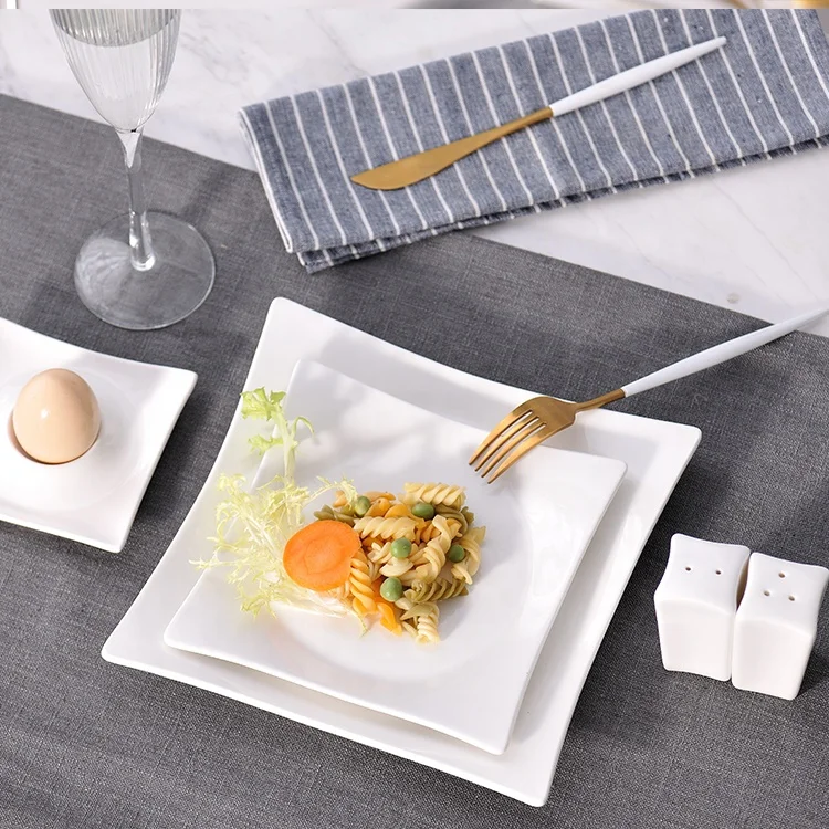 white dinner plates