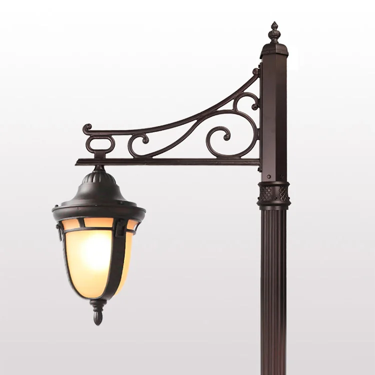 Decorative Antique outdoor IP54 2M 3M 4M E27 110V 220V garden light pathway light street light landscape lighting