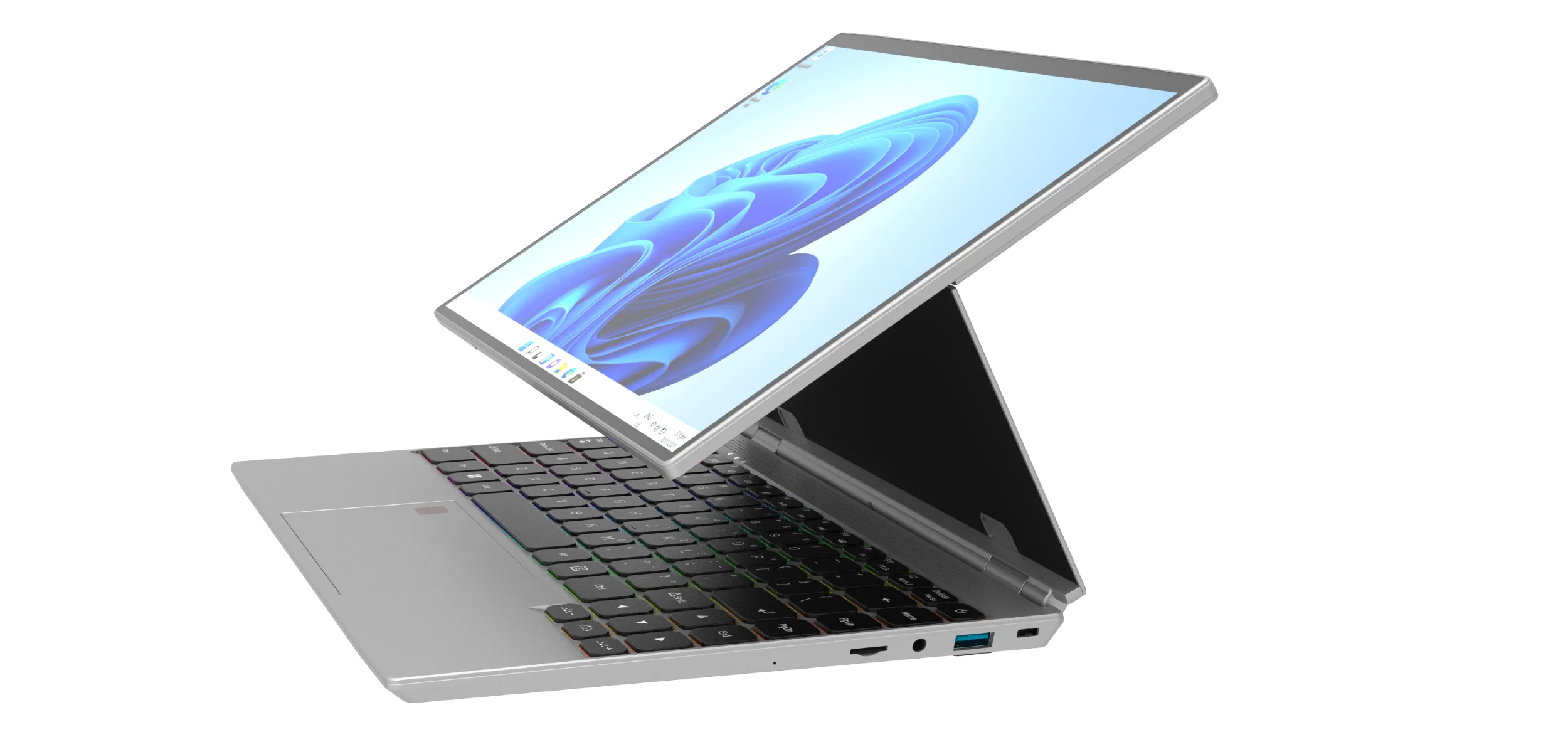 Touch Screen Laptop 14 Inch Celeron 11th Gen N5105 Yoga Laptop 2 In 1