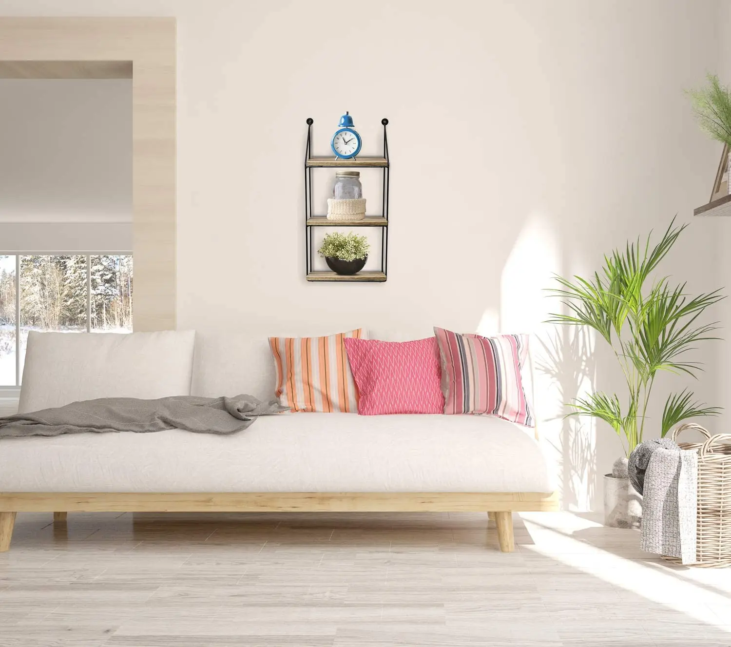 Estantes De Almacenamiento De Pared Para Dormitorio,Decoración Del