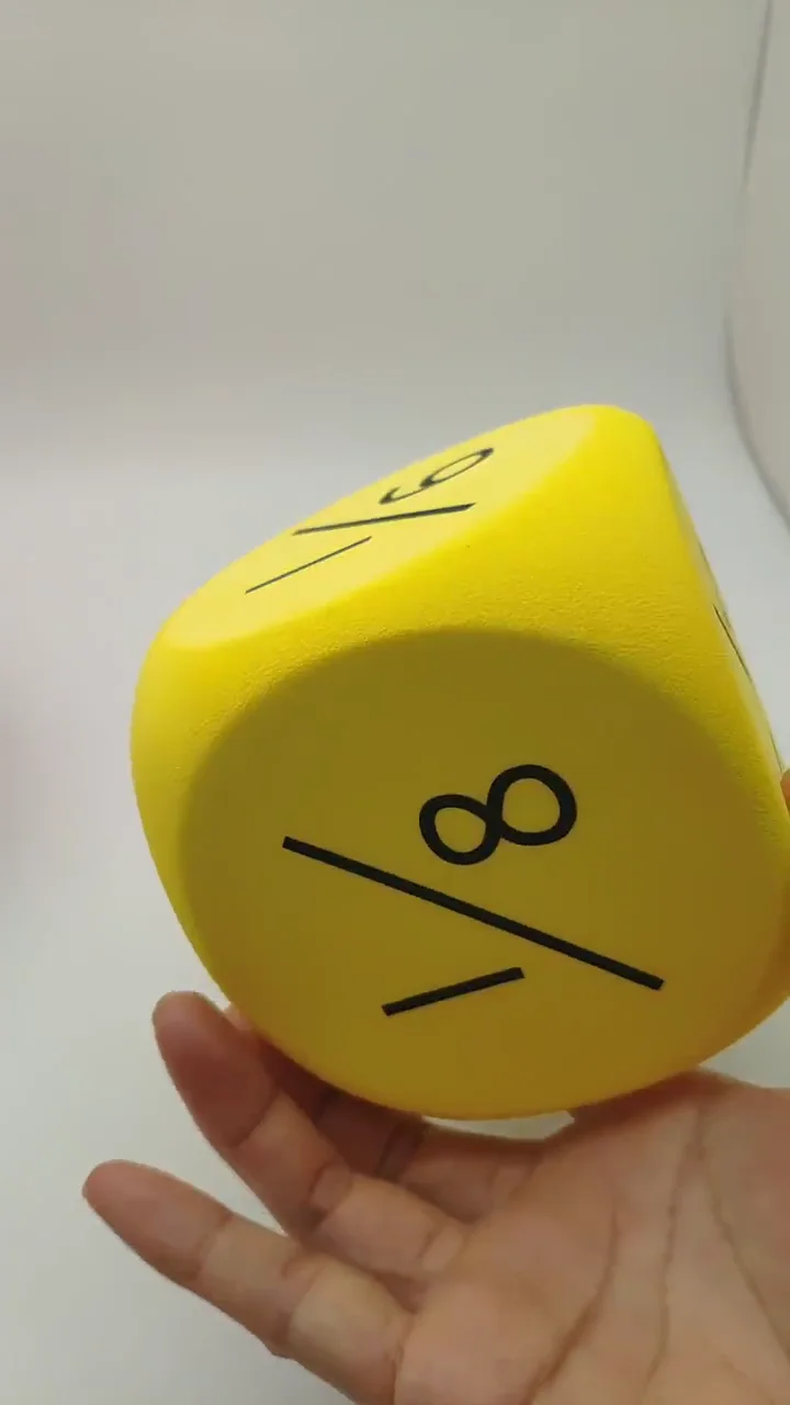 Customized Color And Shape Eva Foam Dice Giant Exercise Playing Foam