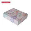 Stock fashion unicorn design custom logo printing strong big express shipping box three layers corrugated paper packaging box