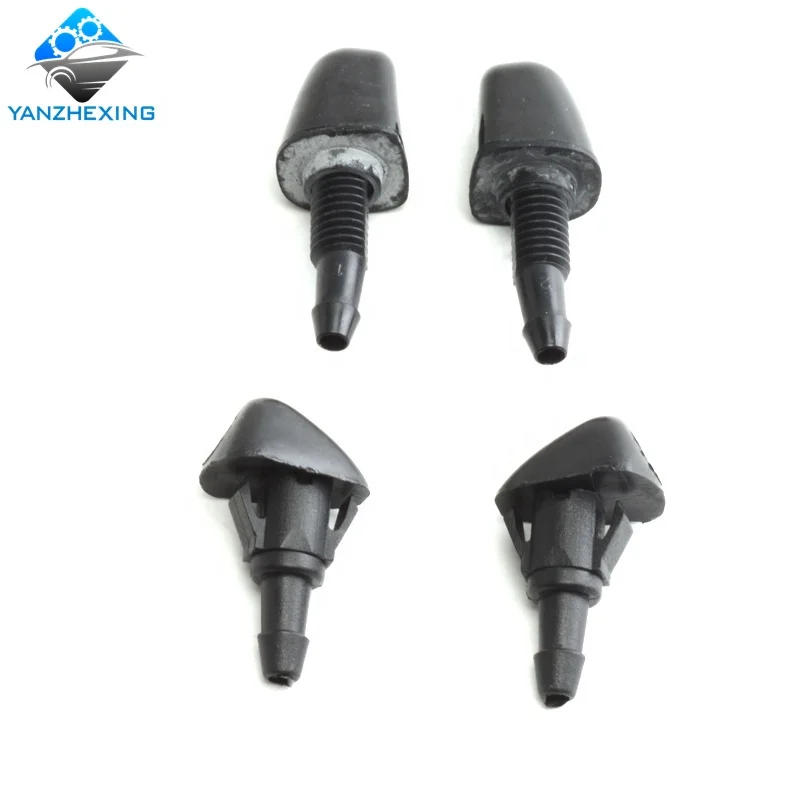 Ford FIESTA DELANTERO PARABRISAS AGUA CHORROS Boquilla de arandela x 2-con sello de goma