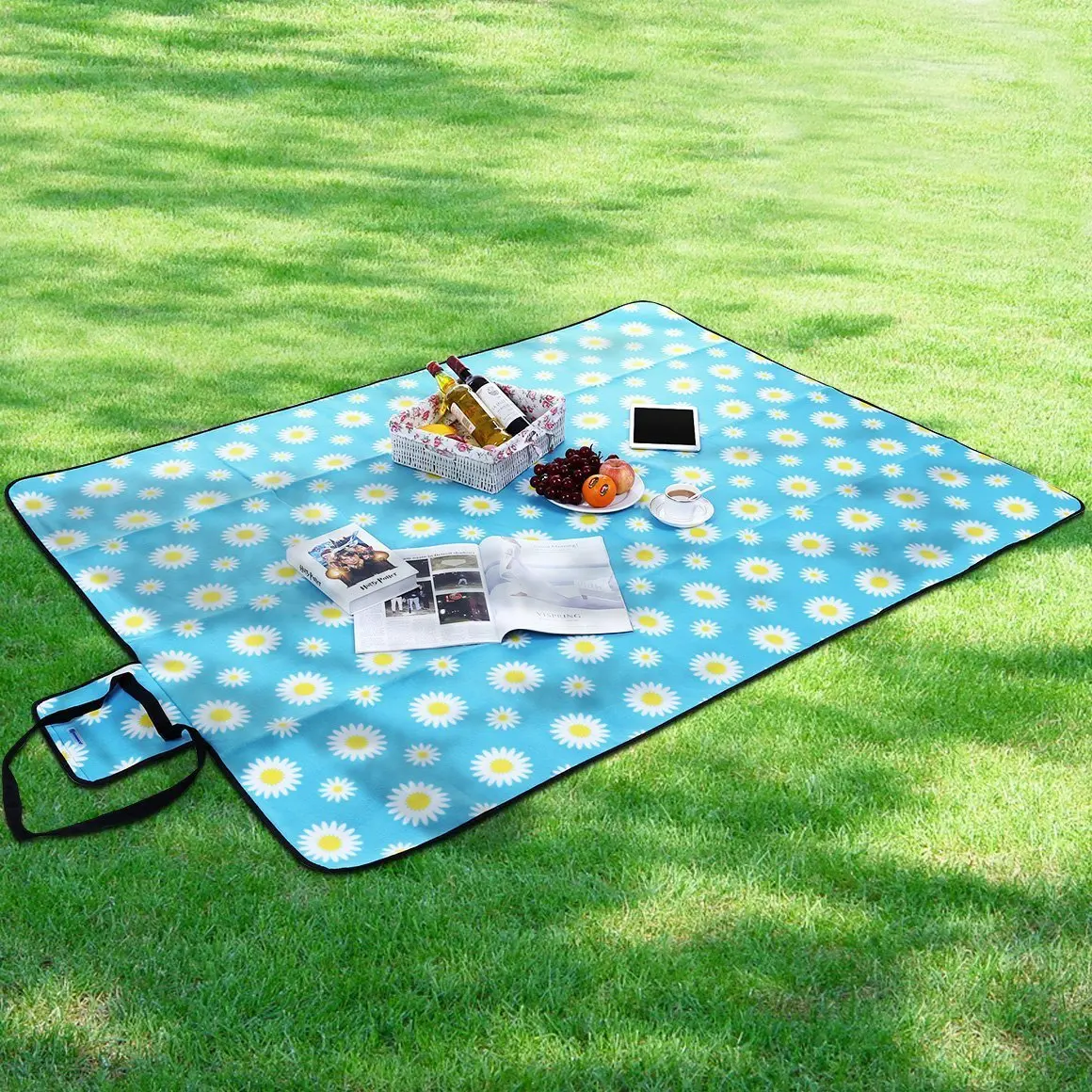 Promo Custom Waterproof 100 Polyester Picnic Blanket Buy Picnic
