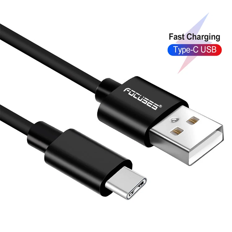 3 Pack 1m ZJH USB Type C Cable 3A Quick Charge USB Type-C Cable Sync Data Cable for Android ,A