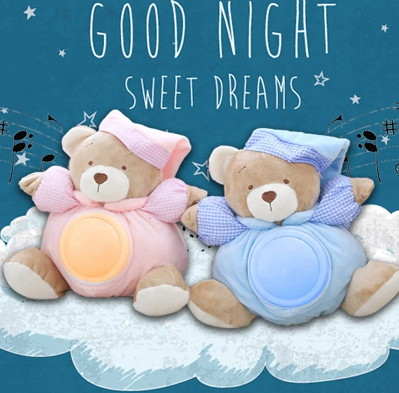 Cute Teddy Bear Musical Light Plush 