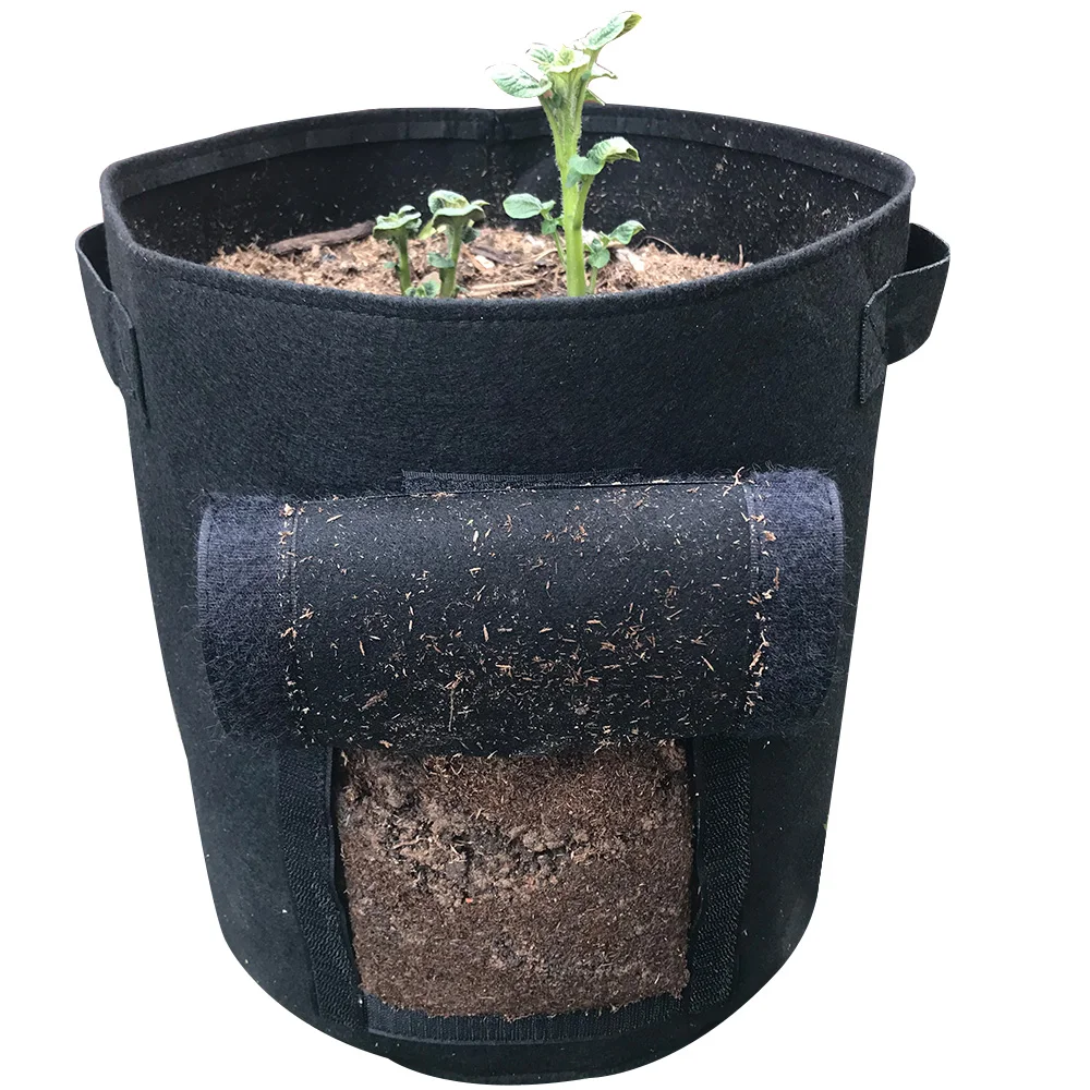 7/10加伦植物种植袋双门苗圃袋实用马铃薯种植花无纺布创意番茄农用