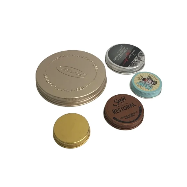 44mm/52mm/56mm/58mm/60mm Aluminum Screw Lid For Plastic Bottle Buy