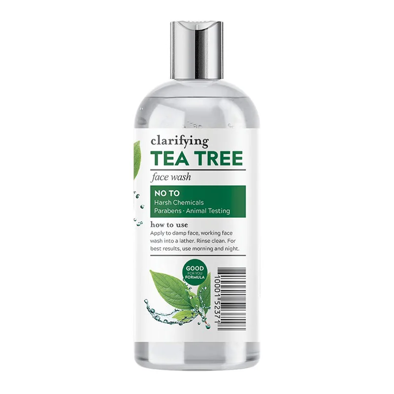 clarifying tea tree face wash