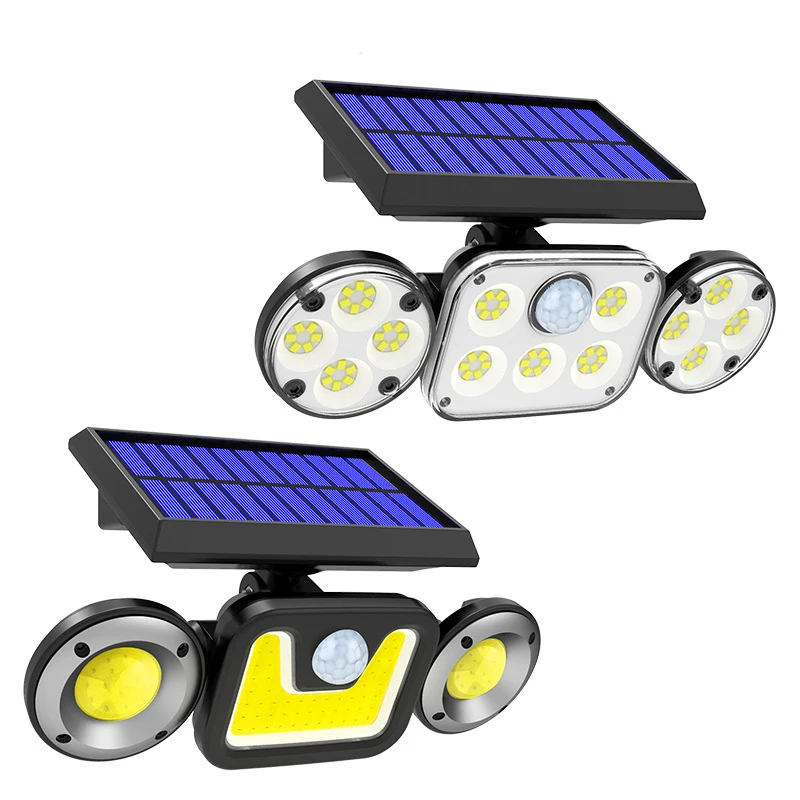 Best Sale Amazon China Supplier Waterproof Outdoor Motion Sensor Infrared Wall Lamp, 100 Led Garden Sensor Solar Light