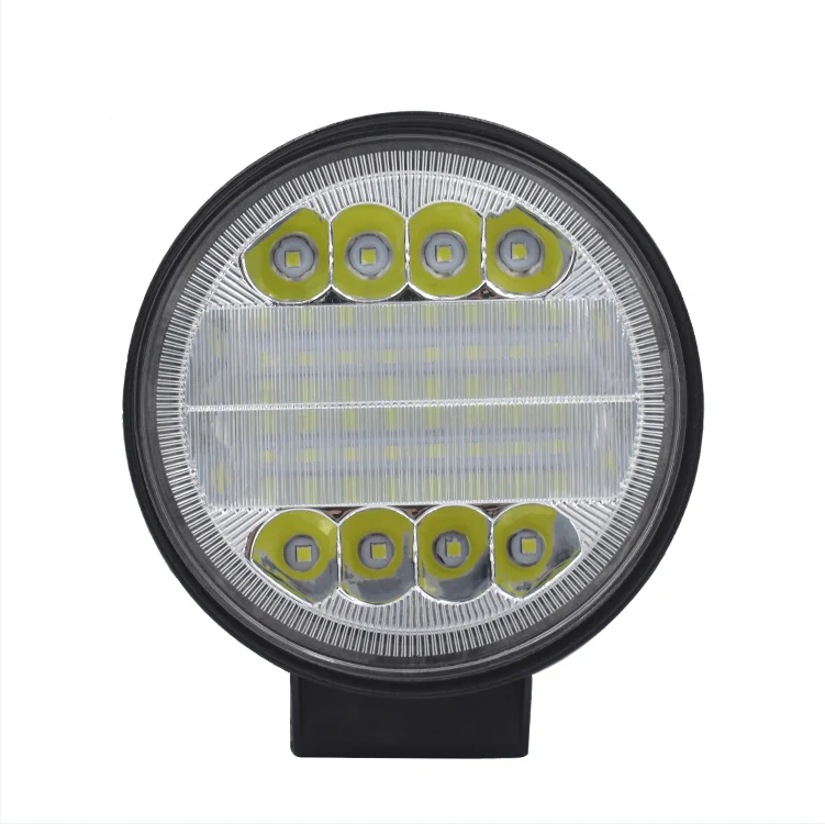 Best led work light 72w cob led work light 6000k dual color portable light headlight for truck