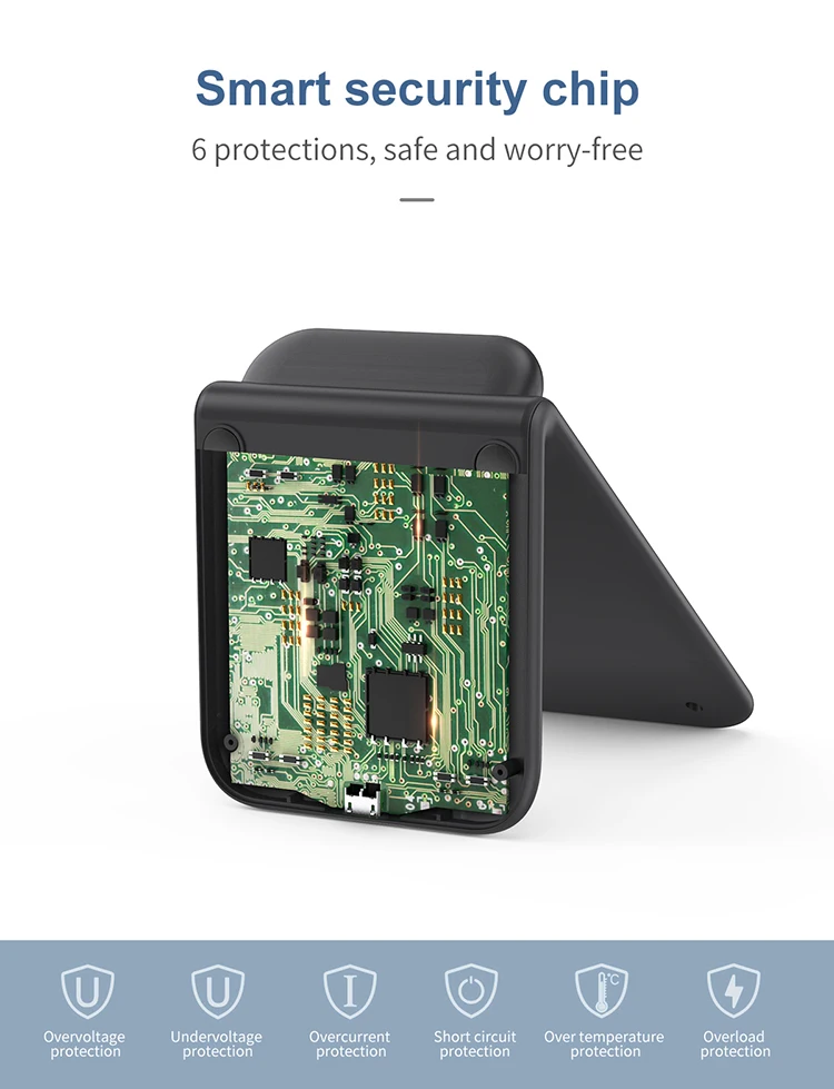 Wireless Phone Charger Stand for iPhone 11, 11 Pro, 11 Pro Max, 10W Fast Charging Galaxy S20 S10 S9, and More