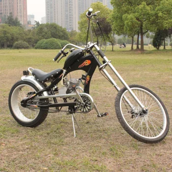 chopper bicycle with engine