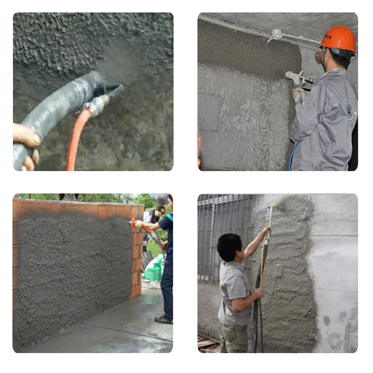 mortar cement spraying machine