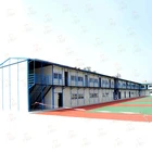 Practical prefab K type light structure prefabricated mobile steel house for dorm room