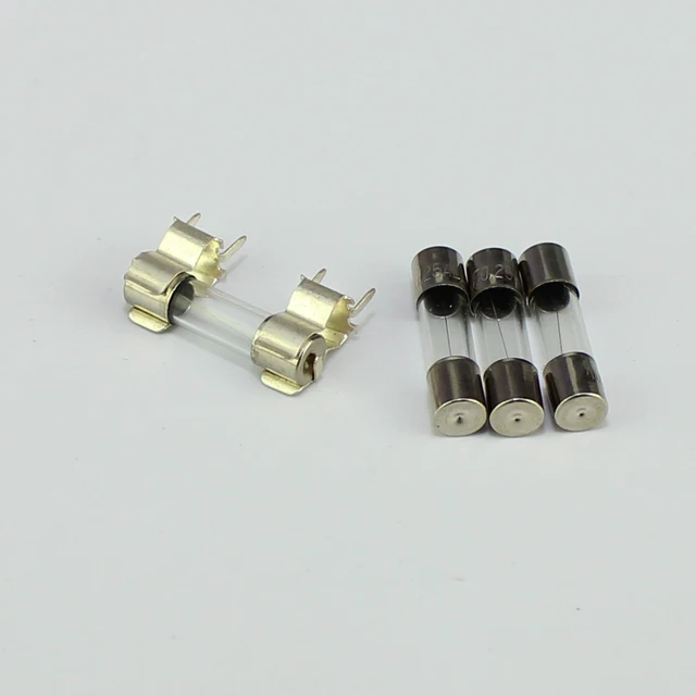 5x20mm Fusible Rápido Blow Vidrio Surtidos Amp 0.2A0.5A1A2A3A5A8A10A15A20A EP 100 un