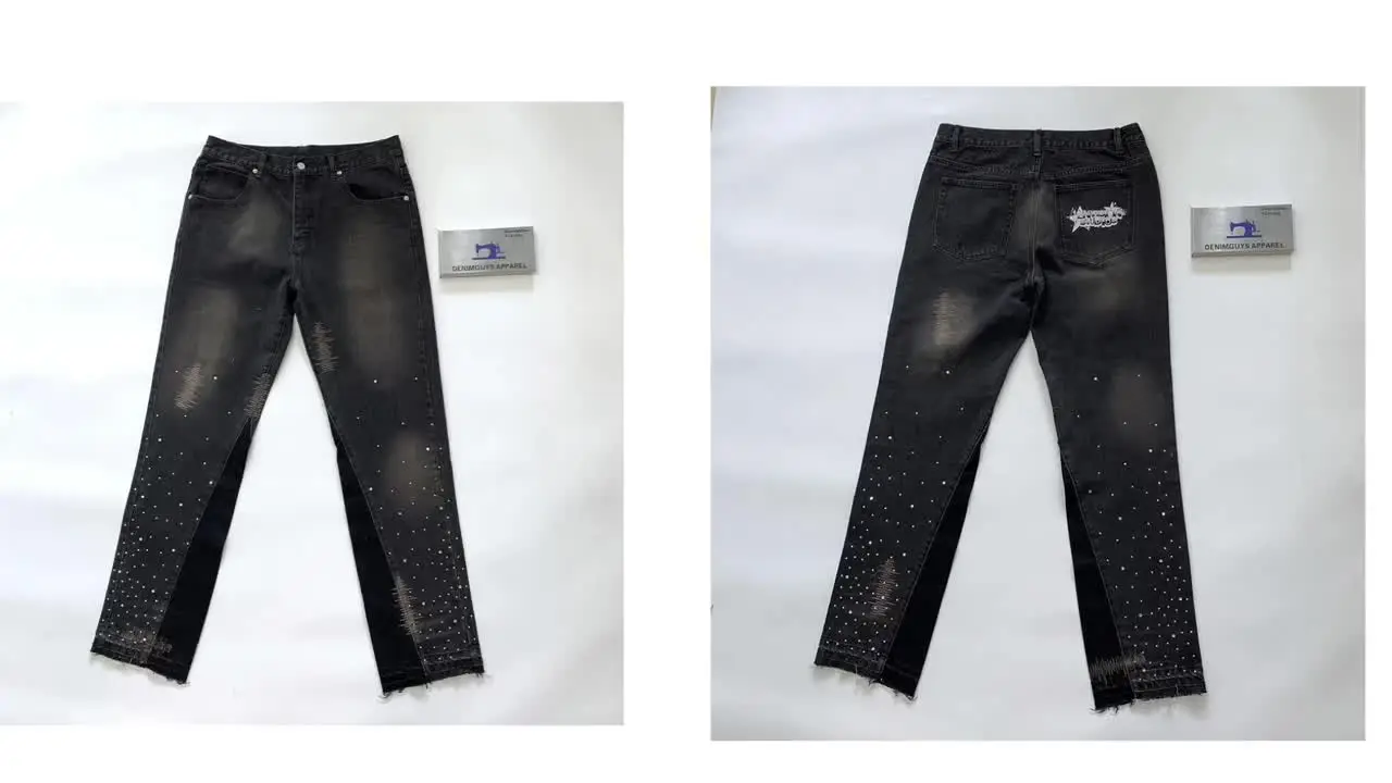 DENIMGUYS Vintage Streetwear Men's Y2k Jeans Manufacturer Custom