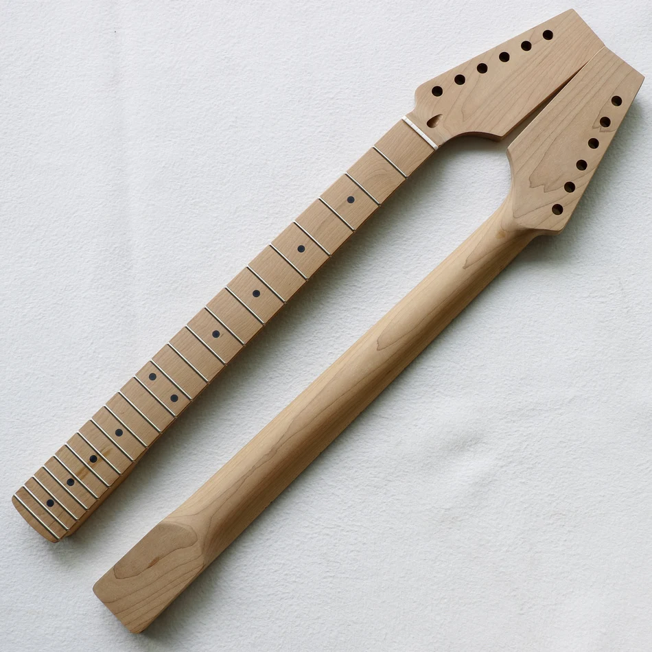 Custom Unfinished Roasted Maple St Style Electric Guitar Neck For
