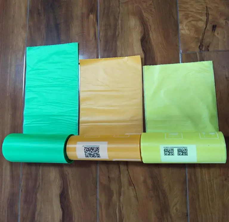 100% Biodegradable bags Eco-friendly garbage bags can be customized