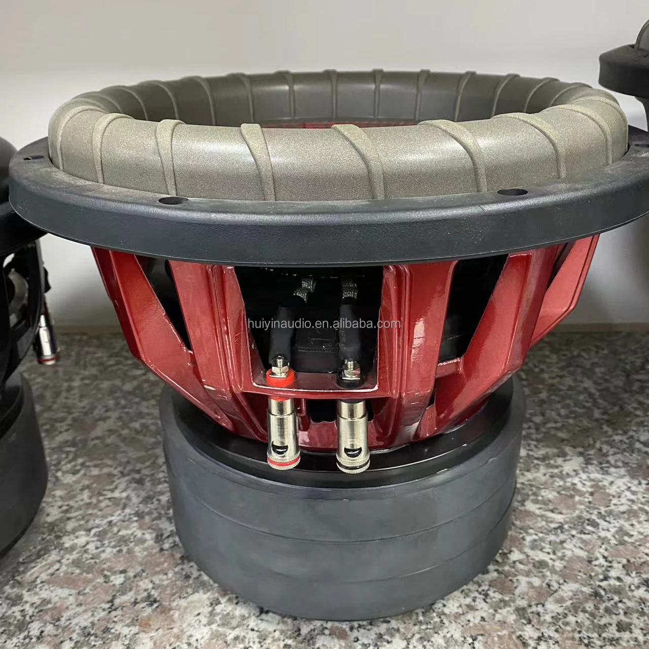 High-Performance 12-Inch HYW-12100-027-X Car Subwoofer: 2000W RMS, Triple Ferrite Magnets, Dual Coil, 86dB SPL for Enhanced Car Audio details