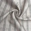 Contracted stripe printed linen fabric breathable home textiles fabric