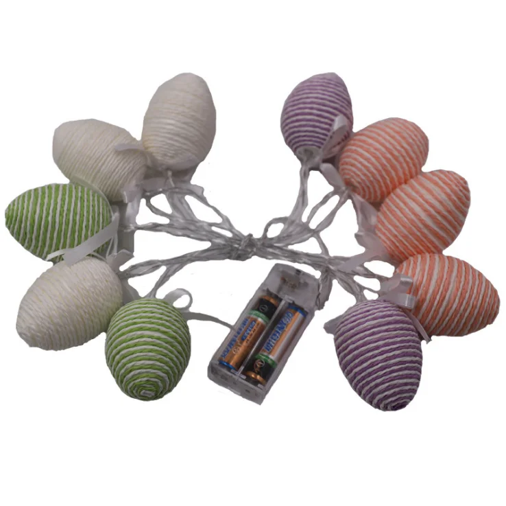 Easter Egg Led String Light Battery Powered Colorful Light Up Eggs For Easter Decoration Buy