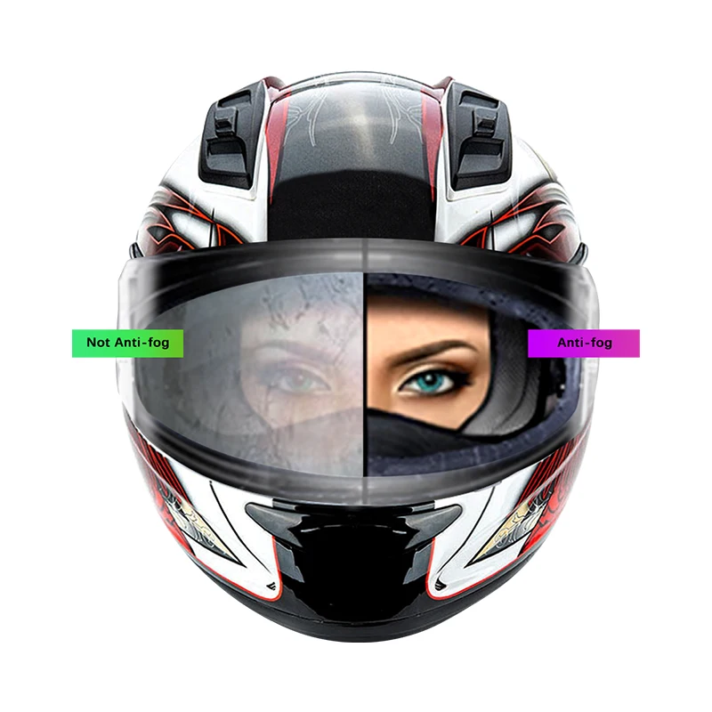 anti fog helmet visor film