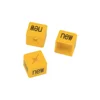 Yellow Plastic Sale Size Sign Hanger Sizer Garment Markers Size Marker Tags Clothing Labels Buckle Cube For Clothing Hanger