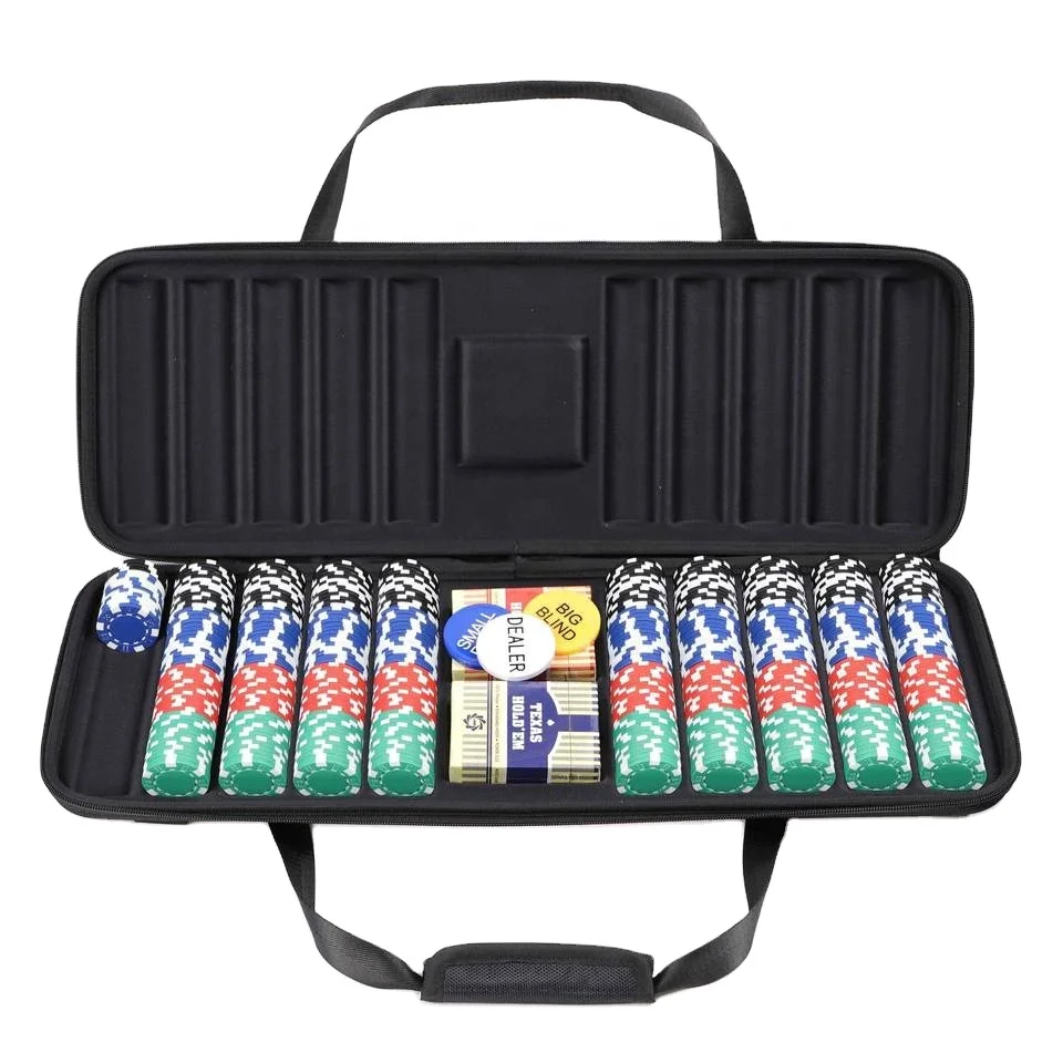 Custom Printed Poker Chips Set 500pcs/set 14g Casino Poker Chips Sets